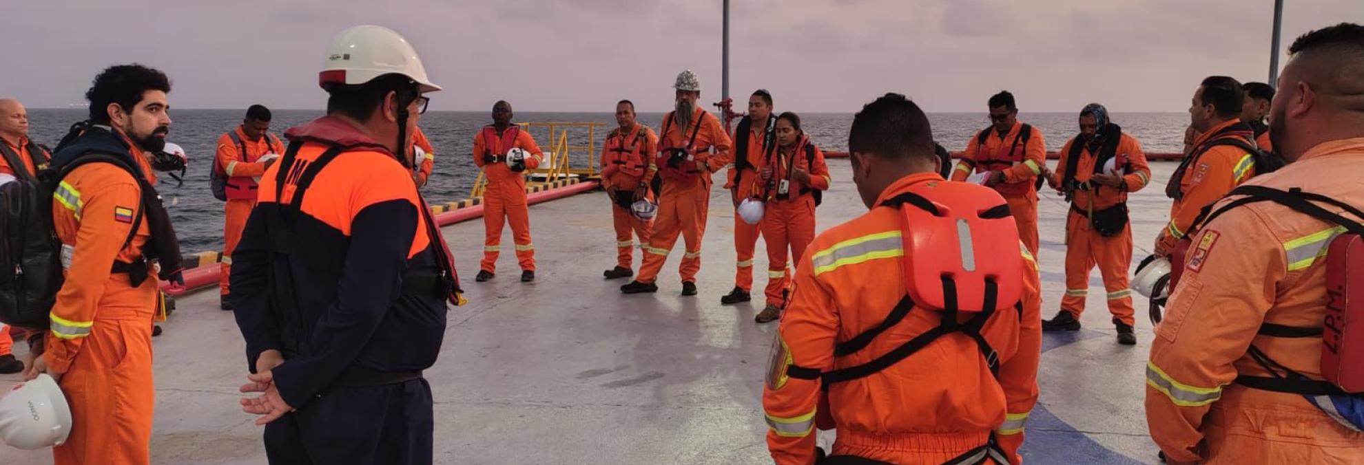 Supervisión clave de DIMAR asegura mantenimiento en terminal petrolera de Coveñas