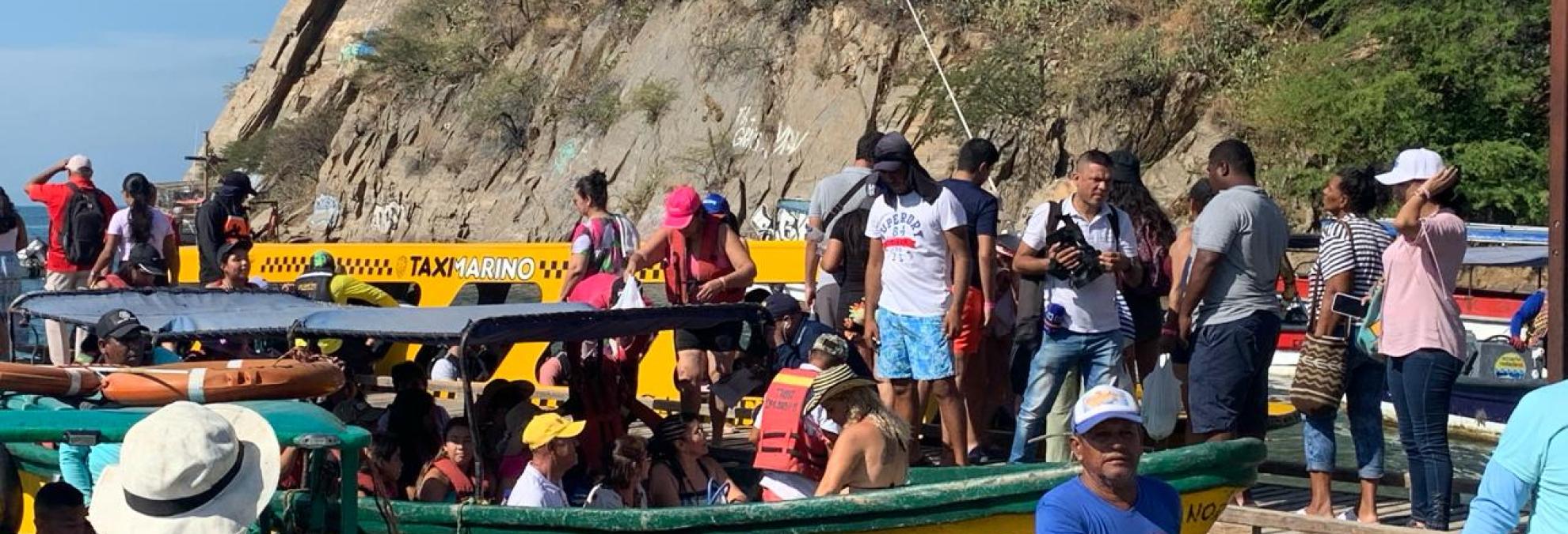 Cero siniestros en el mar y ocho embarcaciones multadas, durante la primera temporada turística de Santa Marta en el 2024