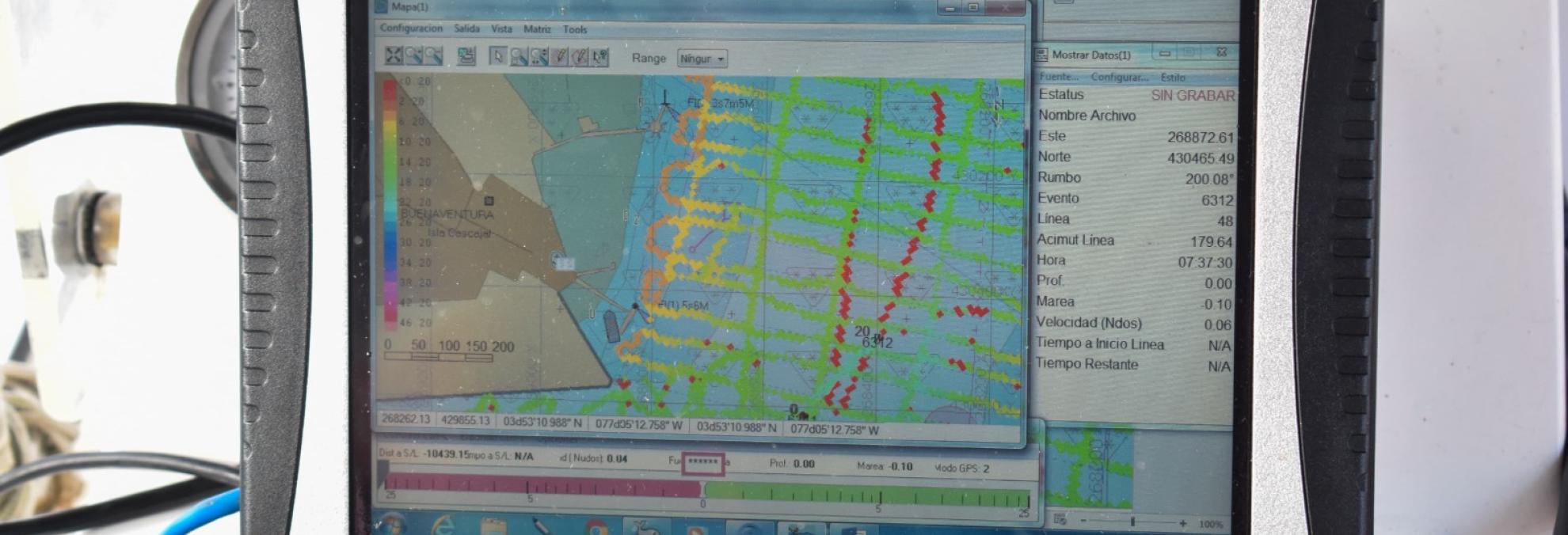 El Centro de Investigaciones de Tumaco adelantó estudios hidrográficos en la bahía interna y el canal de acceso de Buenaventura