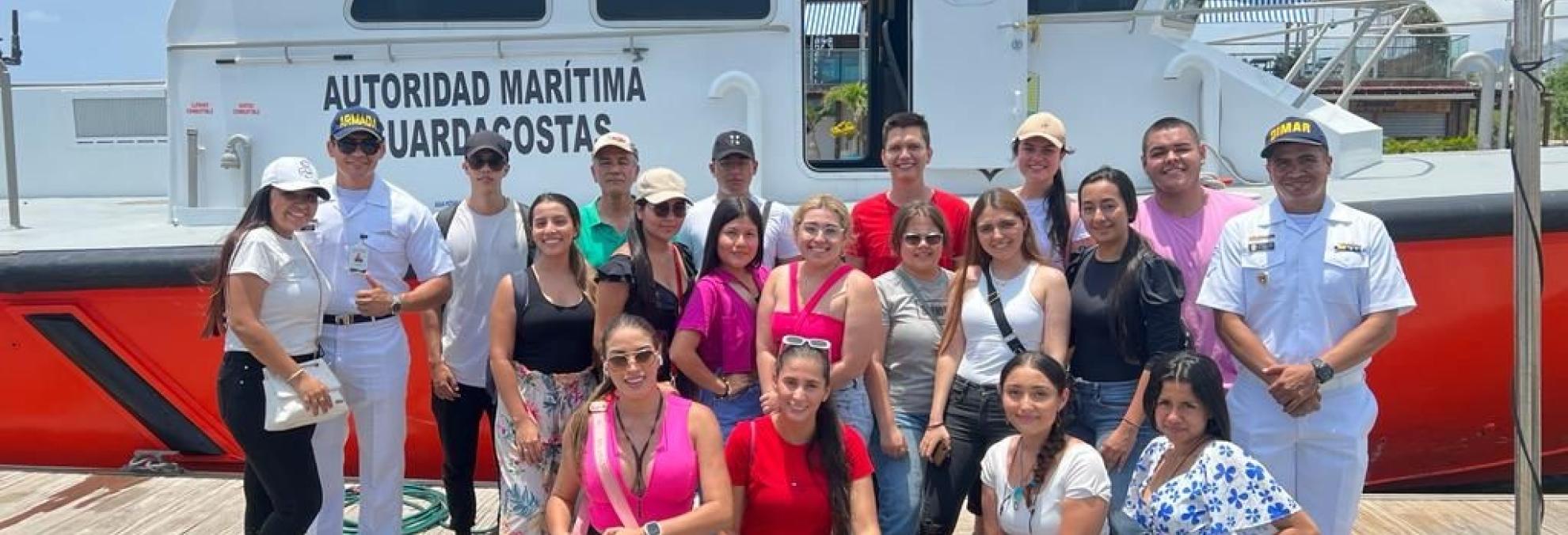 Dimar incentiva apropiación de la conciencia marítima en universitarios procedentes de Villavicencio