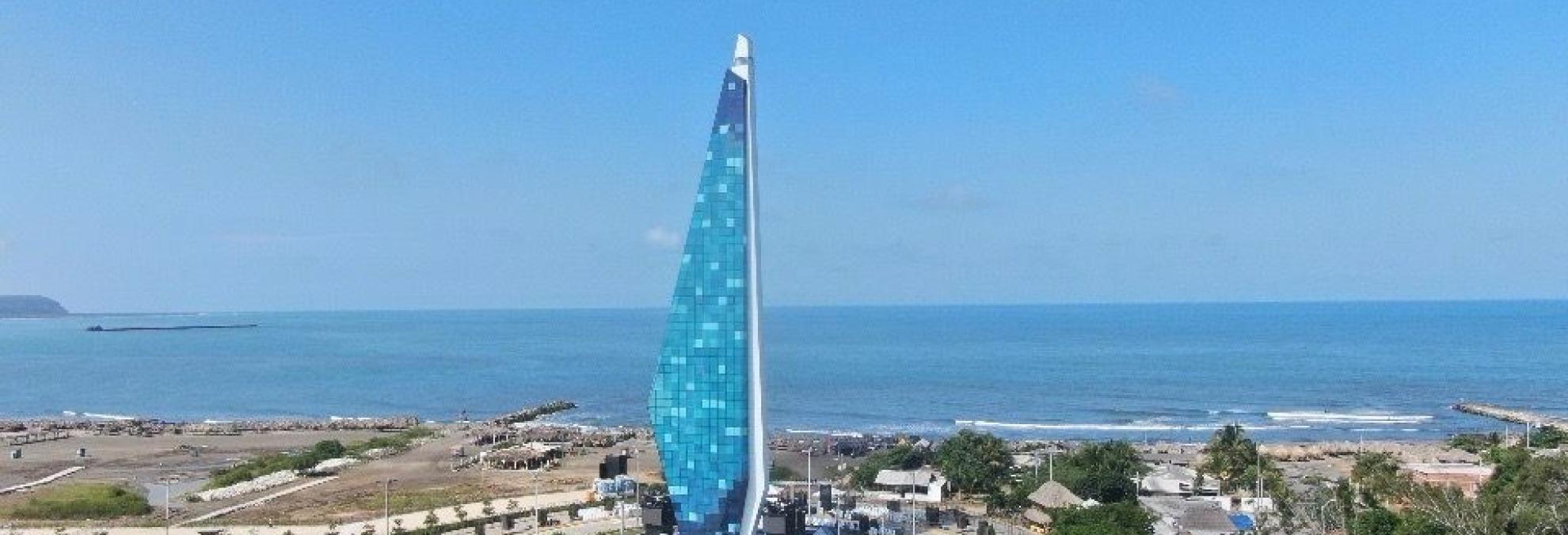 La “Ventana de Sueños” de Puerto Colombia: un faro visible a 20 millas náuticas