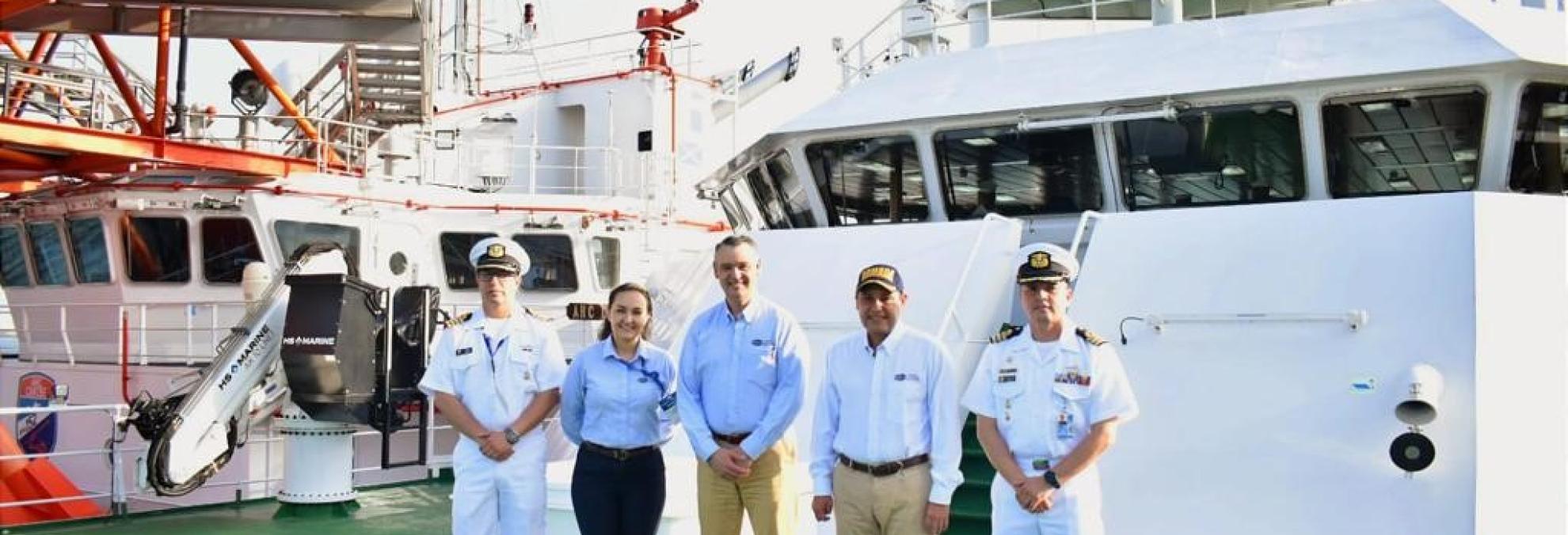 Buque ARC “Simón Bolívar” recibe visita del Departamento Administrativo de la Presidencia de la República