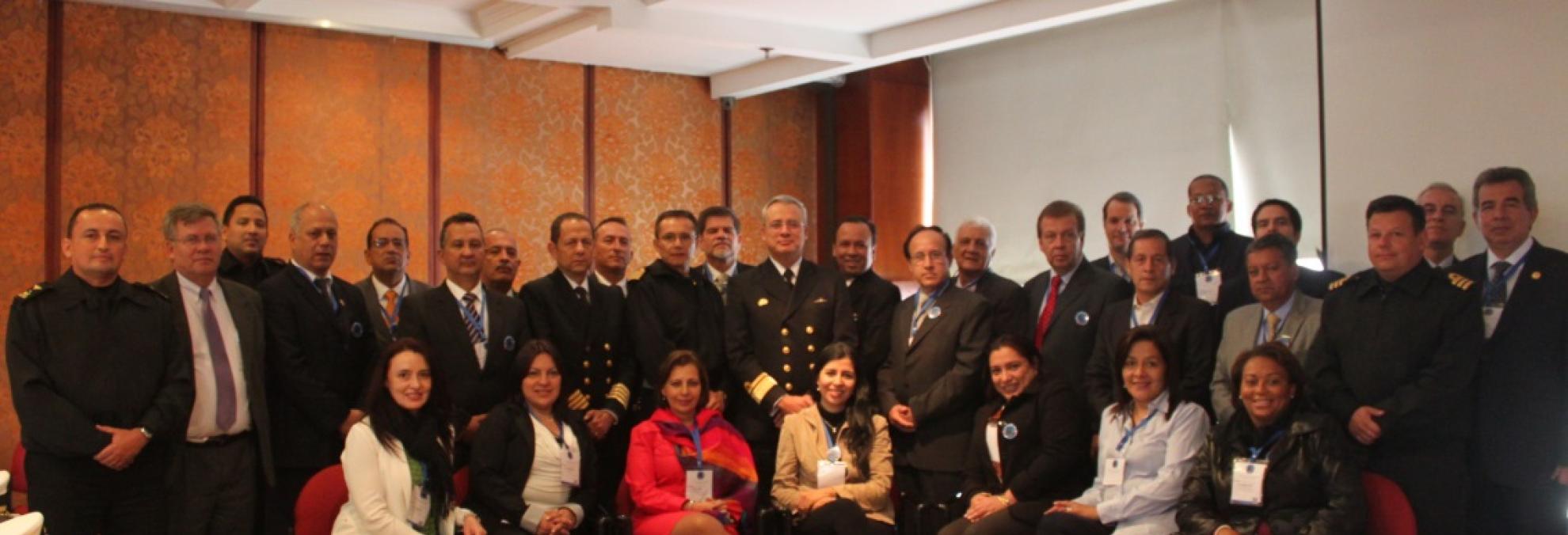 Participantes II Encuentro de Centros de Formación y Capacitación Marítimos, Bogotá.