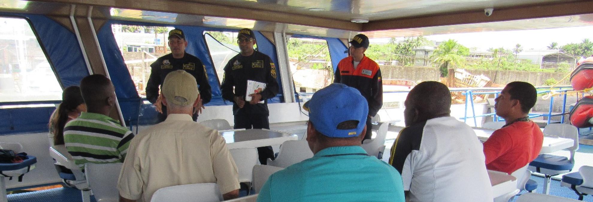 Dimar gestiona capacitaciones para el gremio marítimo de Buenaventura con la Armada Nacional