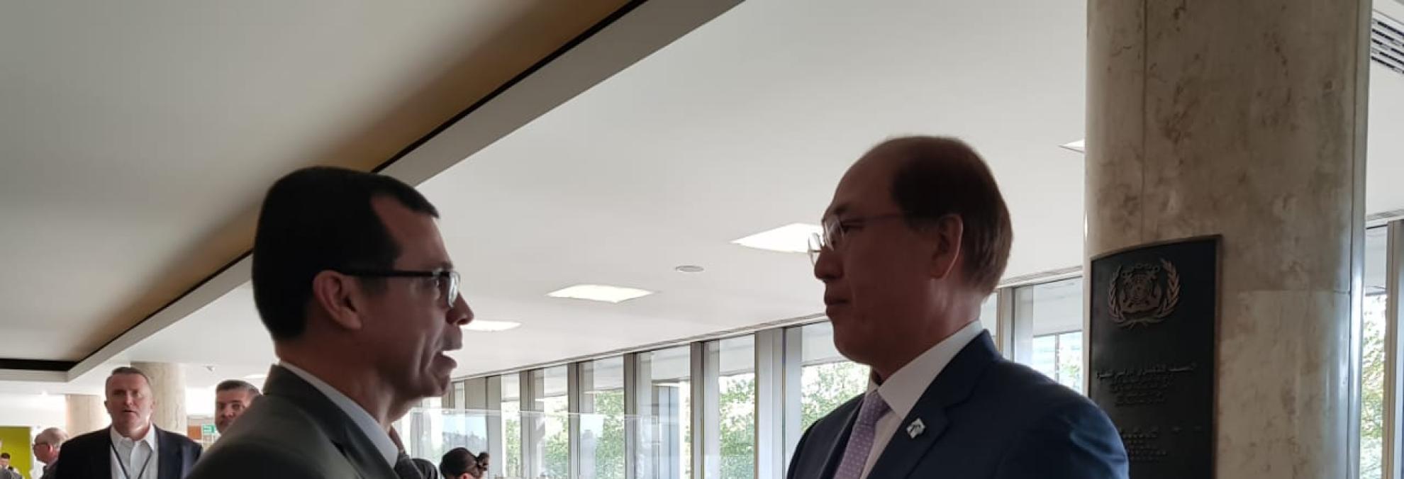 Dimar participóen foro sobre el rol de la OMI en el futuro del transporte marítimo y el comercio internacional y el Comité Seguridad Marítima