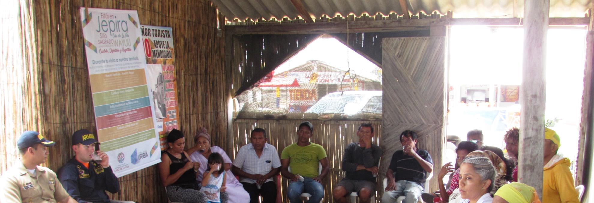 Dimar realiza reuniones con gremio marítimo de Cabo de la Vela por temporada turística de mitad de año