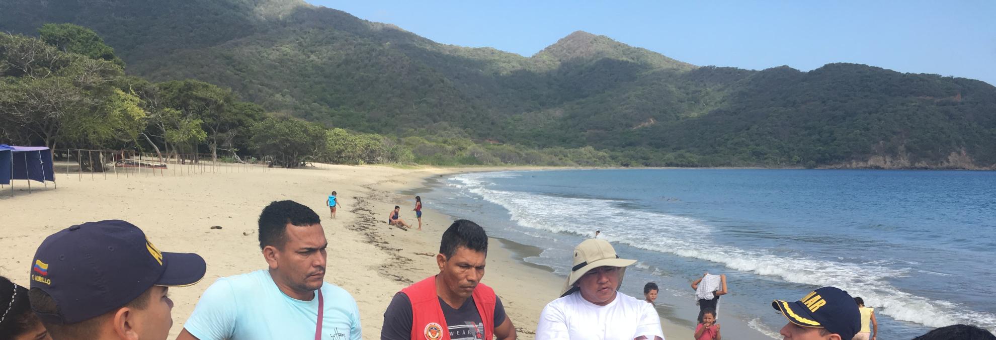 Dimar realizó inspecciones en playas pertenecientes al Parque Nacional Natural Tayrona