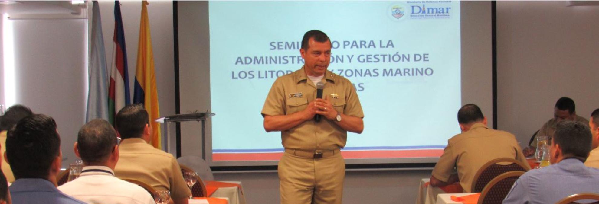 Director General Marítimo clausura seminario taller sobre Administración y Gestión de las Zonas Marino Costeras