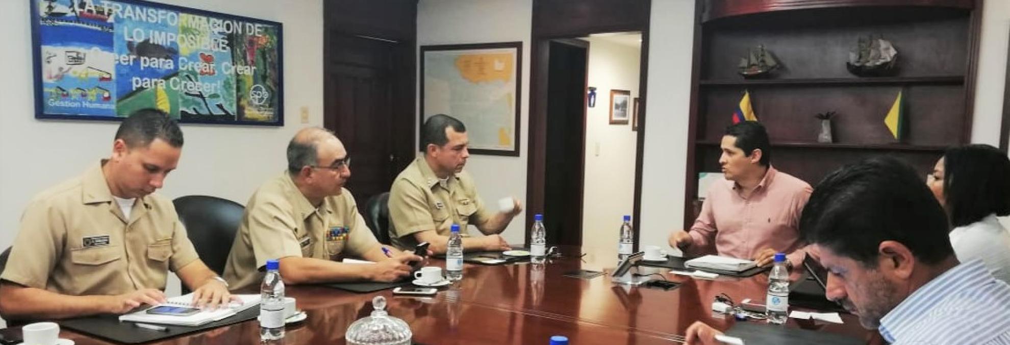 Director General Marítimo se reunió con líderes sociales y representantes del gremio marítimo de Buenaventura