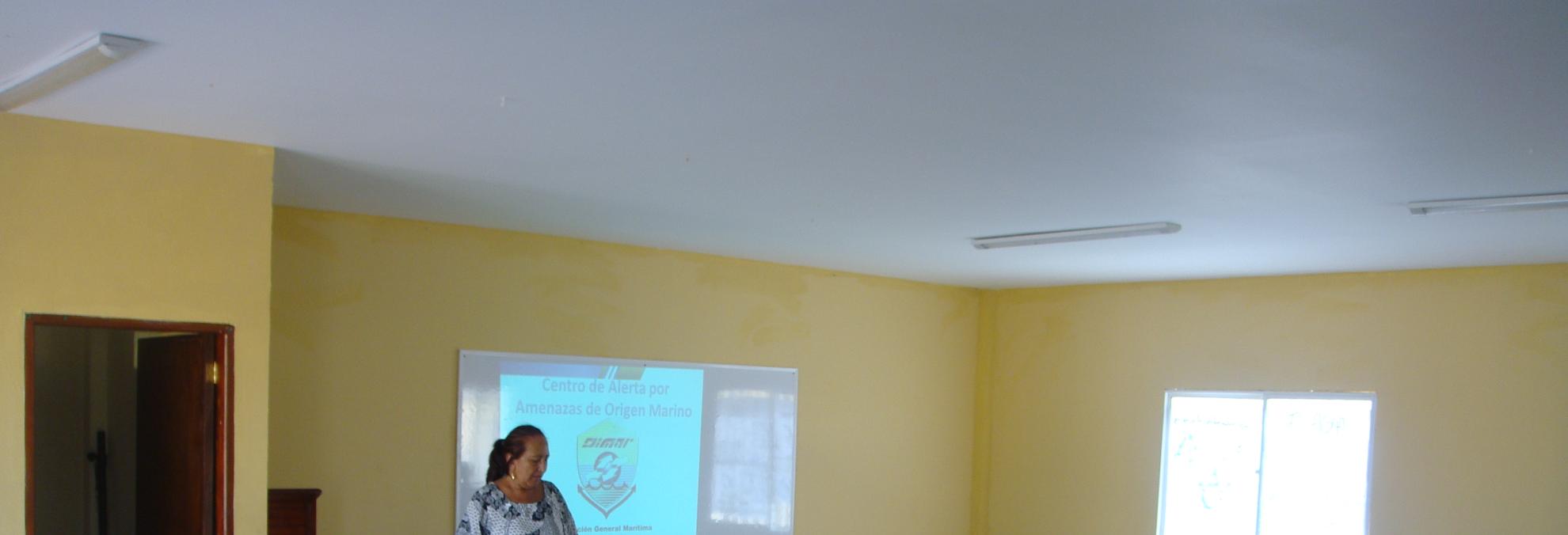 Capacitación de respuesta ante Tsunami a la población de Puerto Estrella, Alta Guajira