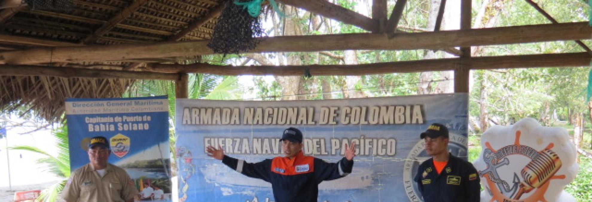 Capitanía de Puerto de Bahía Solano realizó campaña sensibilización con la comunidad de Playa Potes