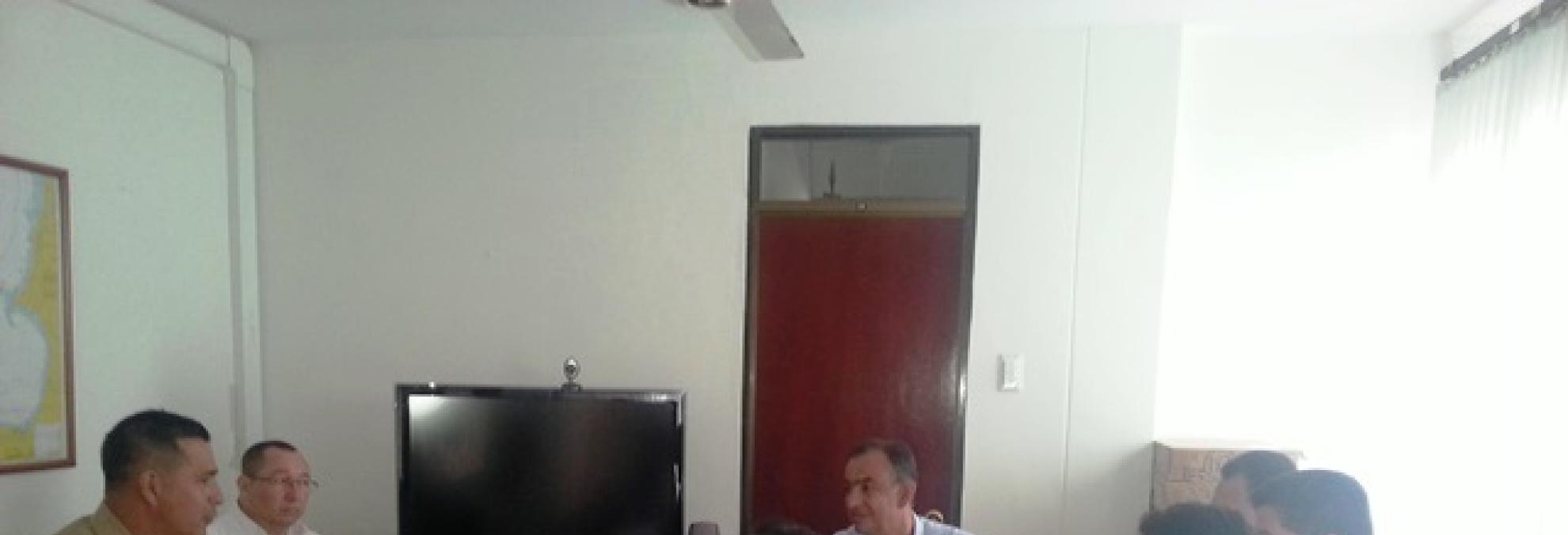 CAPITAN DE PUERTO DE COVEÑAS Y EMPRESARIOS DEL SECTOR