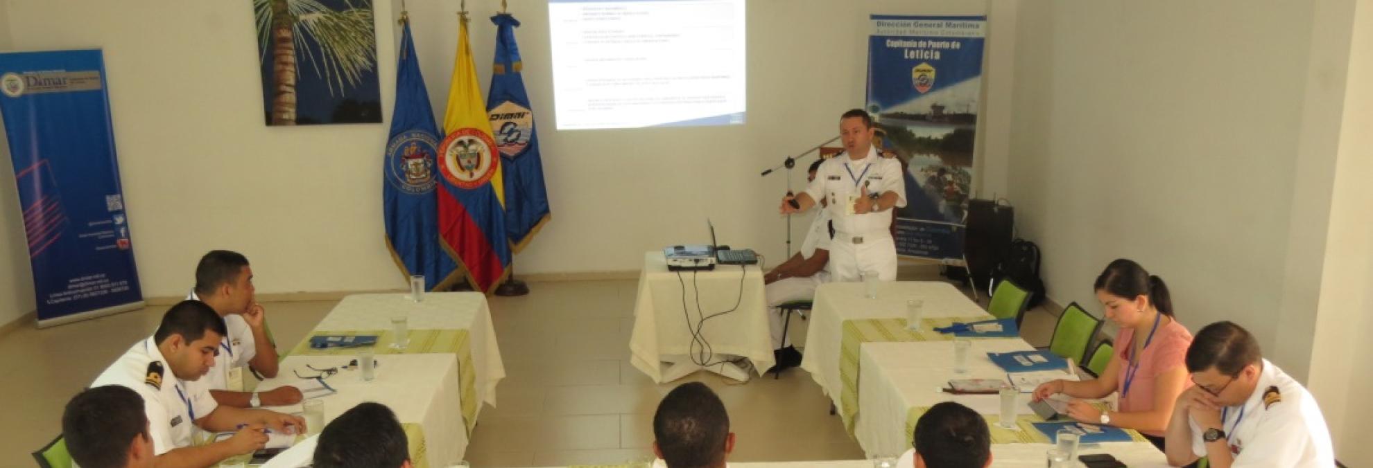 Entidades encargadas de realizar la inspección del caudal del río Amazonas.