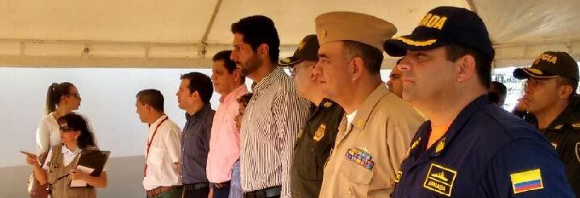 Ceremonia de inicio de la temporada turística de mitad de año en Cartagena. 