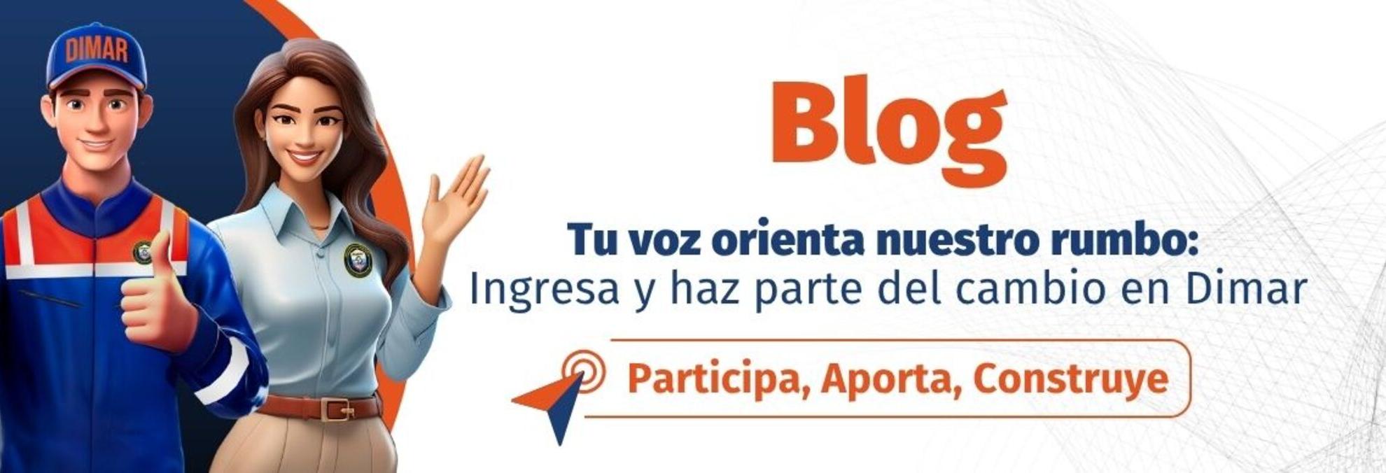 Tu voz orienta nuestro rumbo participa y haz parte del cambio en DIMAR