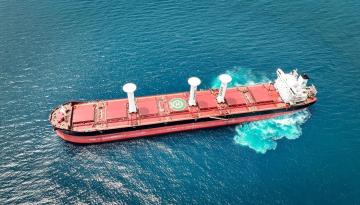 Un buque con sistema de propulsión de viento ingresa por primera vez a Colombia a través del Puerto de Santa Marta