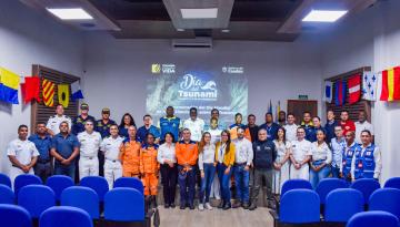 En Tumaco autoridades locales y nacionales fortalecen alianzas para mejorar la gestión del riesgo por tsunami