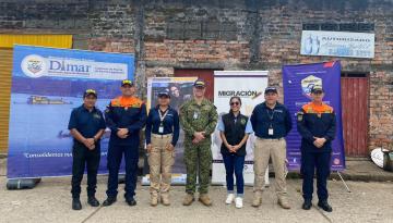 En Puerto Leguízamo Dimar adelanta controles para garantizar la seguridad fluvial