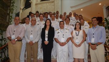 Participantes del Tercer Seminario Internacional de Ayudas a la Navegación. 