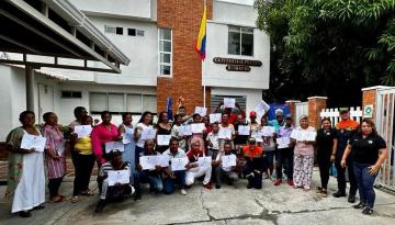 Dimar lideró capacitación a la gente de mar en Riohacha
