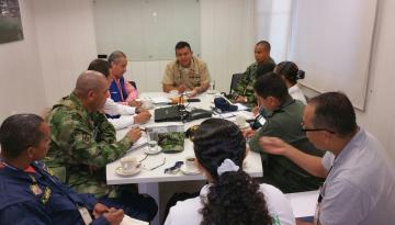 Comité liderado por el Señor Capitán de Navío Oscar Enrique Mantilla Ruiz, Capitán de Puerto de Buenaventura.