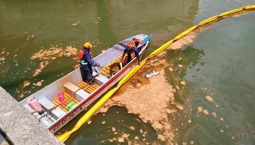 Dimar participa con dos escenarios en Simulacro Nacional de Respuestas a Emergencias: tsunami en el Pacífico y derrame de hidrocarburos en Coveñas