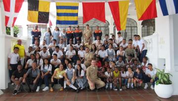 65 niños de Buenaventura participaron en el Taller Nudos y Poesía realizado por Dimar
