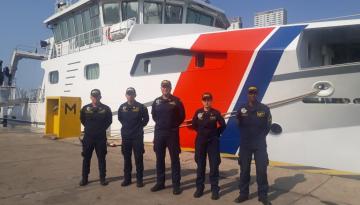 ARC “Roncador” avanza en investigaciones para afrontar la erosión costera en el Caribe