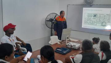 En Leticia, Dimar y organismos de socorro, realizan ciclo de capacitaciones sobre seguridad fluvial