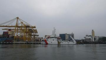 Buenaventura recibió al ARC” Roncador” y a los investigadores del Crucero ERFEN
