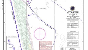 Calado del canal de acceso al puerto de Barranquilla está en 9.8  Dimar 