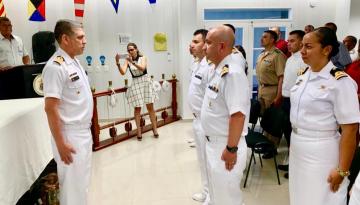 Capitán de Fragata Luis Francisco Kekhan, asume Capitanía de Puerto en San Andrés Islas