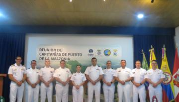 Colombia país anfitrión de la Reunión de Capitanes de Puerto en la frontera con Brasil, Ecuador y Perú