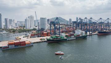 Colombia registra crecimiento del 5,6% en tráfico marítimo y evidencia cambios en su sistema portuario