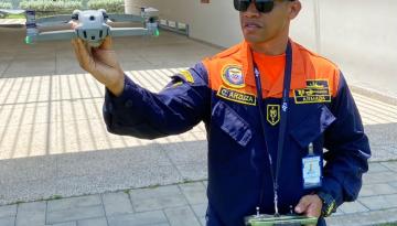 Con drones de alta precisión, DIMAR fortalece la administración del litoral en el Atlántico
