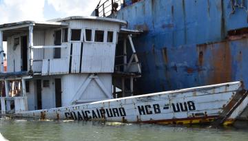 En inspección a motonaves en la bahía de Cartagena se encontraron 7 inactivas