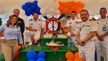 ARC “Providencia” conmemora 41 años en el desarrollo de la investigación oceanográfica en Colombia