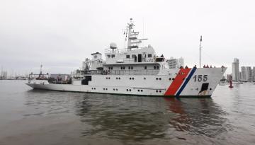 ARC "Providencia" zarpó hacia San Andrés para iniciar la Expedición Seaflower Plus 2021