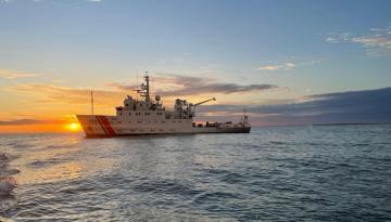 Tras cinco meses de navegación, el Buque Oceanográfico ARC ´Providencia´ zarpa del Pacífico colombiano