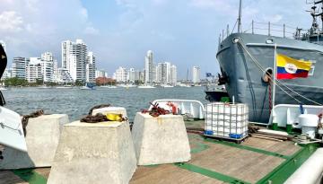 Dirección General Marítima adelanta mantenimiento de señalización marítima en el Caribe colombiano