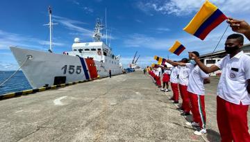 El buque ARC "Providencia" continúa fortaleciendo el desarrollo de la investigación oceanográfica en Colombia