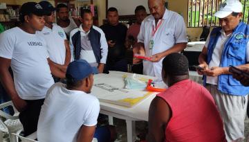 Dimar continúa apoyando la formación de motorista costanero y patrón de pesca artesanal en el Pacífico colombiano