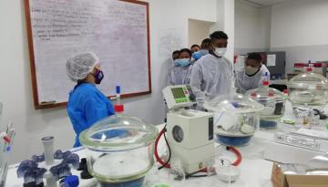 Colegio Rafael Pombo visitó el Centro de Investigaciones Oceanográficas e Hidrográficas del Pacífico, en Tumaco