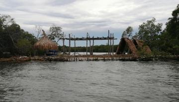 Dimar reitera denuncia de construcción sobre mangle en Punta Arena, Cartagena