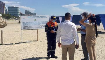 Dimar inspecciona las concesiones otorgadas en el sector de Bello Horizonte, Santa Marta