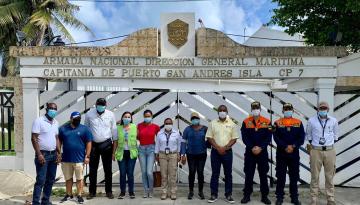 Dimar trabaja por la reactivación económica atendiendo solicitud de arribo de cruceros en San Andrés