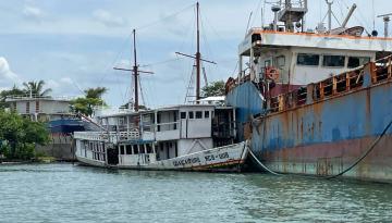 Dimar oficializa estado de abandono de naves en la bahía de Cartagena