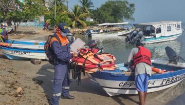 Dirección General Marítima se prepara para la temporada vacacional en el Golfo de Morrosquillo