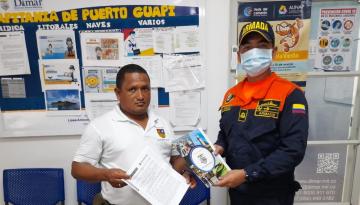Dimar continúa trabajando en la consolidación de Colombia como país marítimo acompañando los procesos de formalización del transporte marítimo en Guapi, Cauca