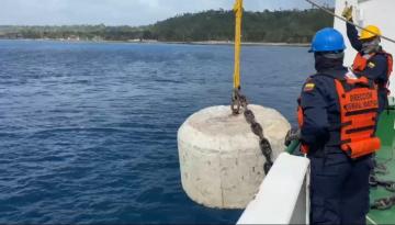 Dirección General Marítima finaliza labores de señalización marítima en San Andrés y Providencia